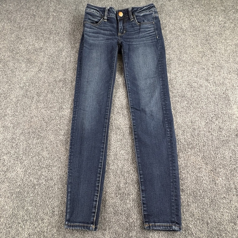 American Eagle Jegging Women 0 Short Super Low Skinny Y2K Streetwear Preppy
